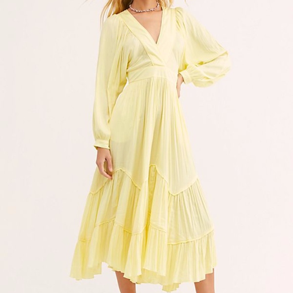 Free People Dresses & Skirts - Free PeopleI Need To Know Shiny Maxi Dress